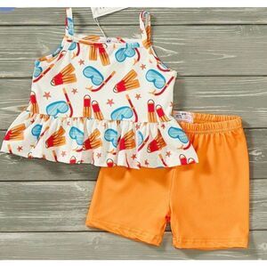 Pete & Lucy simply Stripe Short Set size‎ 5